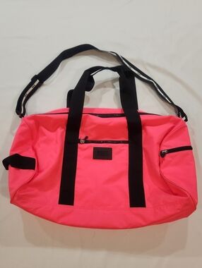 Victoria's Secret PINK Neon Pink Gym Duffel Bag